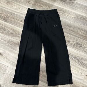 Nike Black Wide-Leg Sweatpants